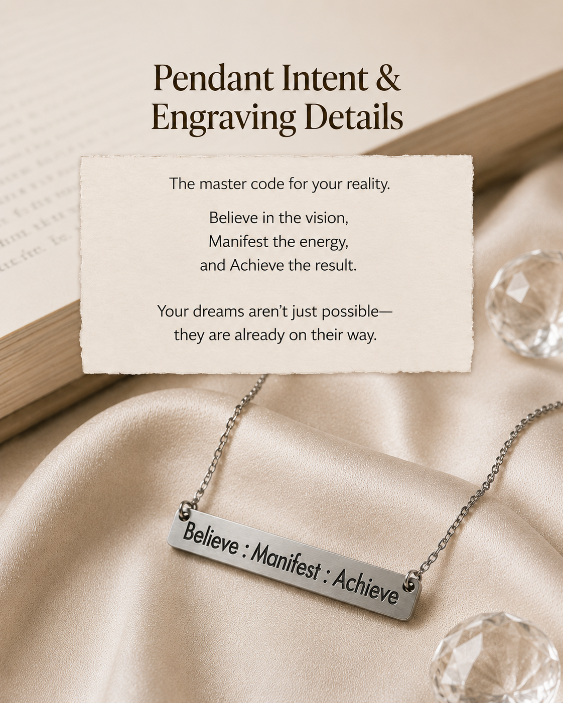 Believe : Manifest : Achieve